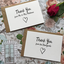 Load image into Gallery viewer, Thank You Wedding Card-The Persnickety Co