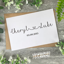 Load image into Gallery viewer, Personalised Wedding Day Card-6-The Persnickety Co