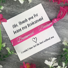 Load image into Gallery viewer, Bridesmaid Hair Tie-3-The Persnickety Co