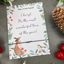 Load image into Gallery viewer, It's the most wonderful time of the year - Personalised Wish Bracelet