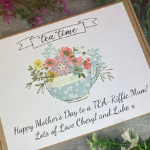 Load image into Gallery viewer, Personalised Mother&#39;s Day Tea and Biscuit Box
