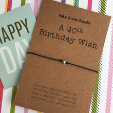 Load image into Gallery viewer, A 40th Birthday Wish - Star-8-The Persnickety Co