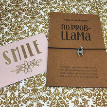 Load image into Gallery viewer, No Prob Llama Wish Bracelet-9-The Persnickety Co