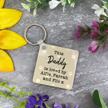 Load image into Gallery viewer, This Daddy Is Loved By Photo Keyring