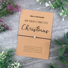 Load image into Gallery viewer, Merry Little Christmas Wish Bracelet