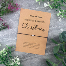 Load image into Gallery viewer, Merry Little Christmas Wish Bracelet