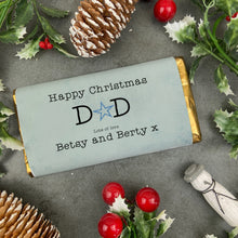 Load image into Gallery viewer, Happy Christmas Dad Chocolate Bar