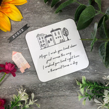 Load image into Gallery viewer, Personalised I Wish You Lived Closer Coaster