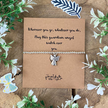 Load image into Gallery viewer, Wherever You Go Guardian Angel Beaded Bracelet-8-The Persnickety Co