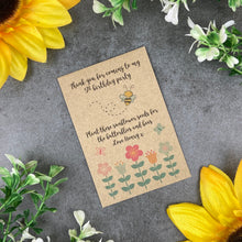 Load image into Gallery viewer, Bee Sunflower Seed Packets
