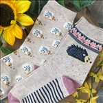 Load image into Gallery viewer, Sending Hedgehugs Socks