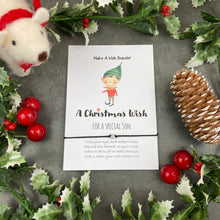 Load image into Gallery viewer, A Christmas Wish - Son Wish Bracelet