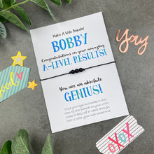 Load image into Gallery viewer, Exam Congratulation - A-Level Wish Bracelet