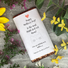 Load image into Gallery viewer, Purrfect Cat Mum Mothers Day Chocolate Bar