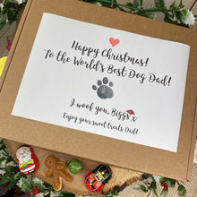 Load image into Gallery viewer, Happy Christmas Worlds Best Dog Mum/Dad Sweet Box