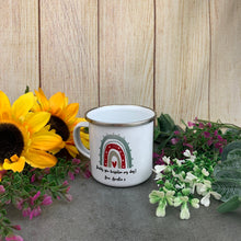 Load image into Gallery viewer, Personalised Daddy You Brighten My Day Enamel Mug