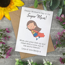 Load image into Gallery viewer, Mother's Day Super Mum Card