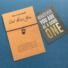 Load image into Gallery viewer, Owl Miss You Wish Bracelet-5-The Persnickety Co