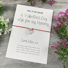 Load image into Gallery viewer, A Valentine's Wish For My Mummy - Wish Bracelet-6-The Persnickety Co