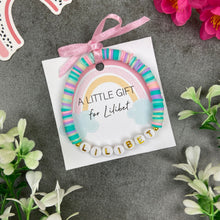 Load image into Gallery viewer, Pastel Rainbow Personalised Name Bracelet