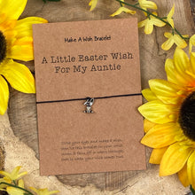 Load image into Gallery viewer, A Little Easter Wish For My Auntie Wish Bracelet-The Persnickety Co