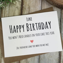 Load image into Gallery viewer, Personalised Humorous Birthday Card-7-The Persnickety Co