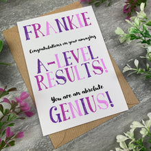Load image into Gallery viewer, Exam Congratulations Card - A Level