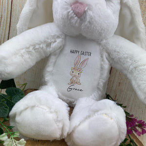 Easter Bunny Girl - Personalised Soft Toy
