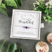 Load image into Gallery viewer, Amethyst Gemstone Necklace and Bracelet