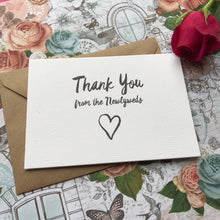 Load image into Gallery viewer, Thank You Wedding Card-7-The Persnickety Co