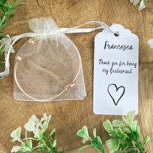 Load image into Gallery viewer, Knot Bangle - Thank You For Being My Bridesmaid-The Persnickety Co
