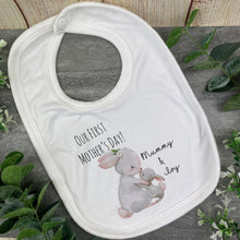 Load image into Gallery viewer, Personalised First Mothers Day Rabbit Baby Vest and Bib
