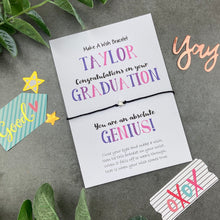 Load image into Gallery viewer, Exam Congratulations - Graduation Star Wish Bracelet