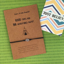 Load image into Gallery viewer, Good Times and Big Adventures Await Wish Bracelet-The Persnickety Co