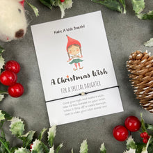 Load image into Gallery viewer, A Christmas Wish - Daughter Wish Bracelet