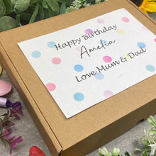 Load image into Gallery viewer, Happy Birthday Personalised Sweet Box-7-The Persnickety Co