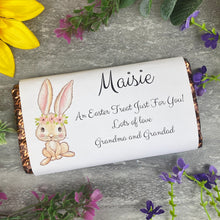 Load image into Gallery viewer, Personalised Easter Bunny Chocolate Bar