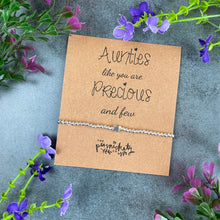 Load image into Gallery viewer, Aunties Like You Are Precious And Few Beaded Bracelet-2-The Persnickety Co