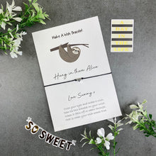 Load image into Gallery viewer, Hang In There Wish Bracelet-2-The Persnickety Co