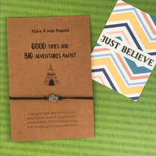 Load image into Gallery viewer, Good Times and Big Adventures Await Wish Bracelet-6-The Persnickety Co