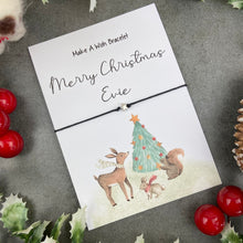 Load image into Gallery viewer, Merry Christmas - Personalised Wish Bracelet-The Persnickety Co