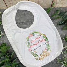 Load image into Gallery viewer, Personalised First Mothers Day Llama Baby Vest and Bib