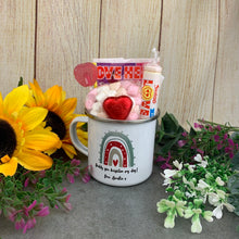 Load image into Gallery viewer, Personalised Daddy You Brighten My Day Enamel Mug