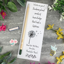 Load image into Gallery viewer, Teacher Gift - Sprout Pencil, Teachers Plant seeds Of Knowledge