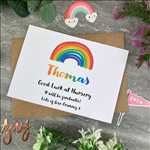 Load image into Gallery viewer, Good Luck At Nursery Rainbow Card-6-The Persnickety Co