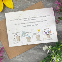 Load image into Gallery viewer, Happy Birthday Plantable Seed Card