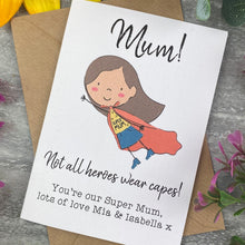 Load image into Gallery viewer, Mother's Day Super Heroes Mum Card