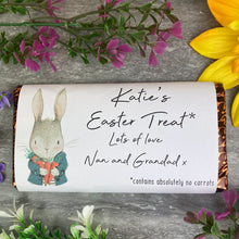 Load image into Gallery viewer, Easter Rabbit Personalised Chocolate Bar
