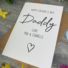 Load image into Gallery viewer, Personalised Happy Father's Day Card