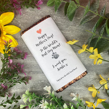 Load image into Gallery viewer, Best Dog Mum Mothers Day Personalised Chocolate Bar